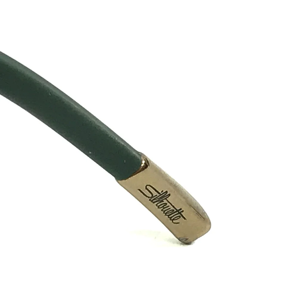Silhouette Eyeglasses Frames SPX 1603 75 5530 Illusion Jade Green 53-14-130